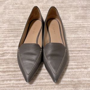 M. Gemi Stellato grey pointed toe flats